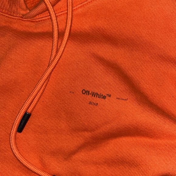Off-White Vibrant Orange Pullover Sweater - Picture 2 of 3